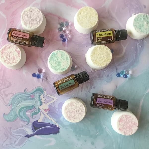 basic shower melts with doTERRA oils