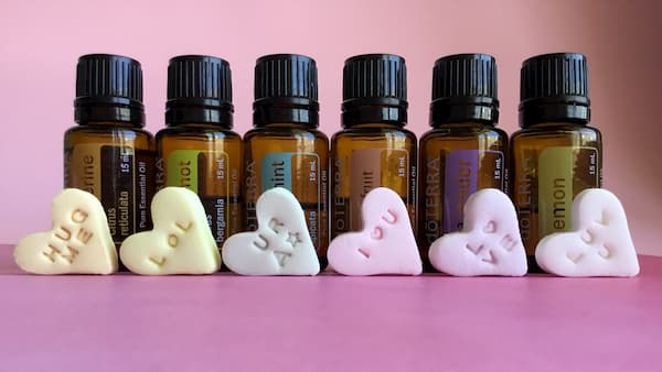 homemade candy flavored with doterra essential oils