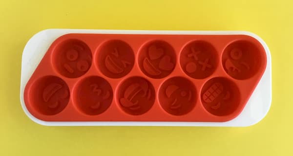 empty emoji soap mould