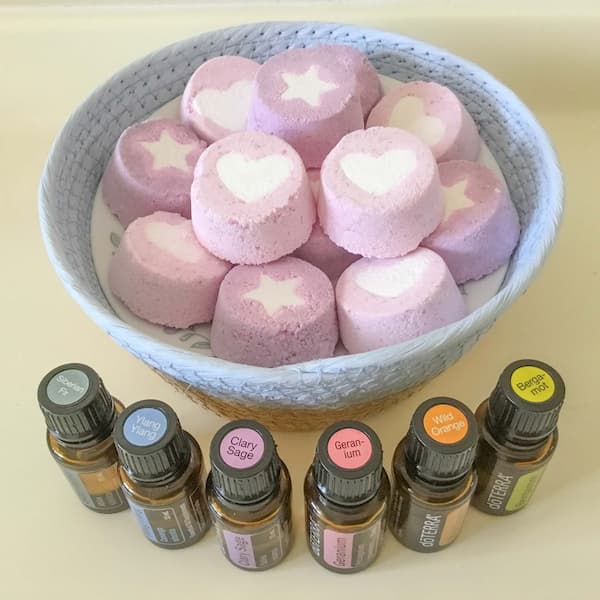 shower melts with doterra essential oils