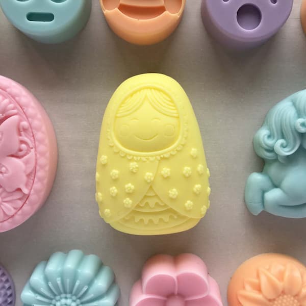yellow baby doll soap