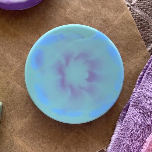 Tie Dye Melt and Pour Soap Bars