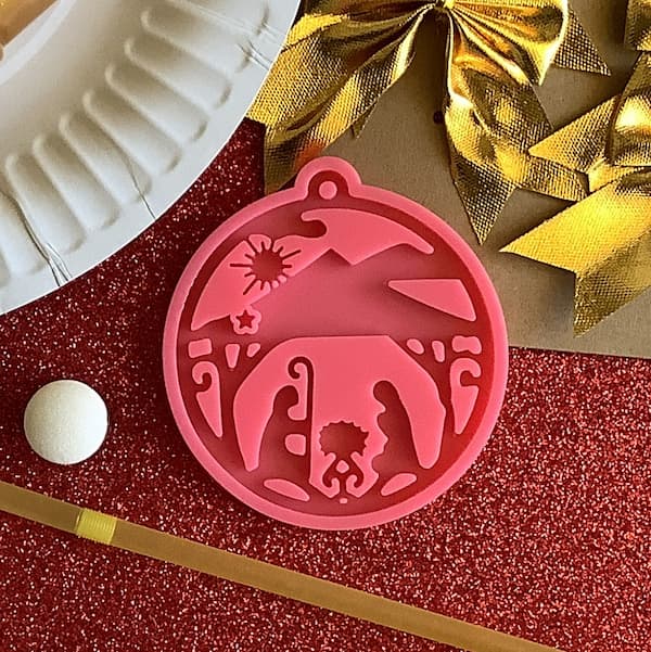 nativity ornament silicone mould