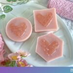 rose gold heart soap bars