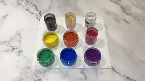 how to mix micas from nine base colours