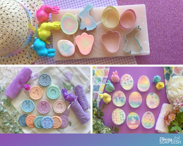 Easter melt and pour soap projects